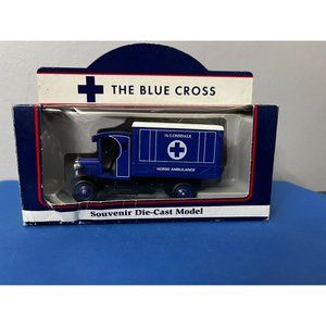Vintage DieCast Model Van Rare Promo Dennis Van Truck Blue Cross Fund